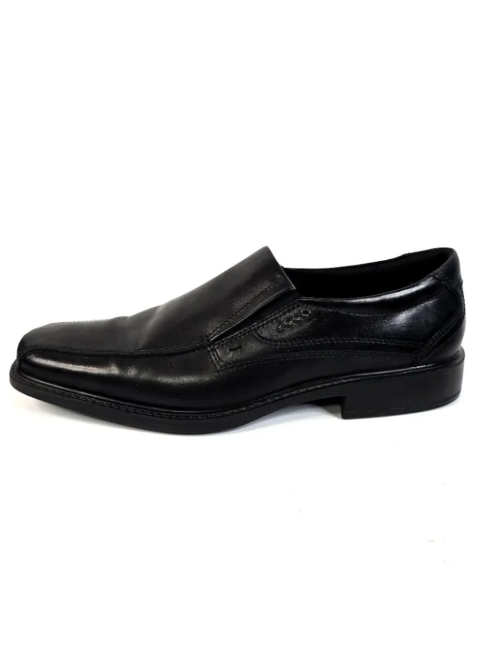 Ecco New Jersey Slip On Black Loafers Men's Size 13